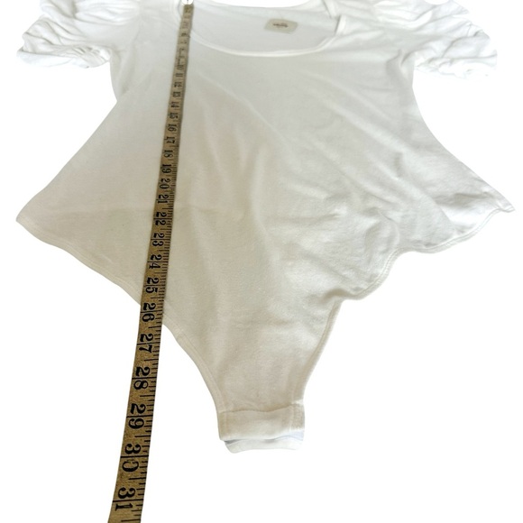 NWT FREE PEOPLE INTIMATELY PUFF SLEEVE BODYSUIT SIZE LARGE - Picture 15 of 16